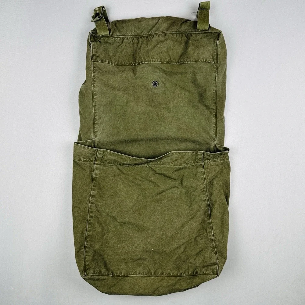 Vintage US Military Mae West Life Preserver Carry Bag 1950s 1960s Olive Drab USA